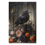 Obraz Wood Havran Dark Academia-40x60 cm