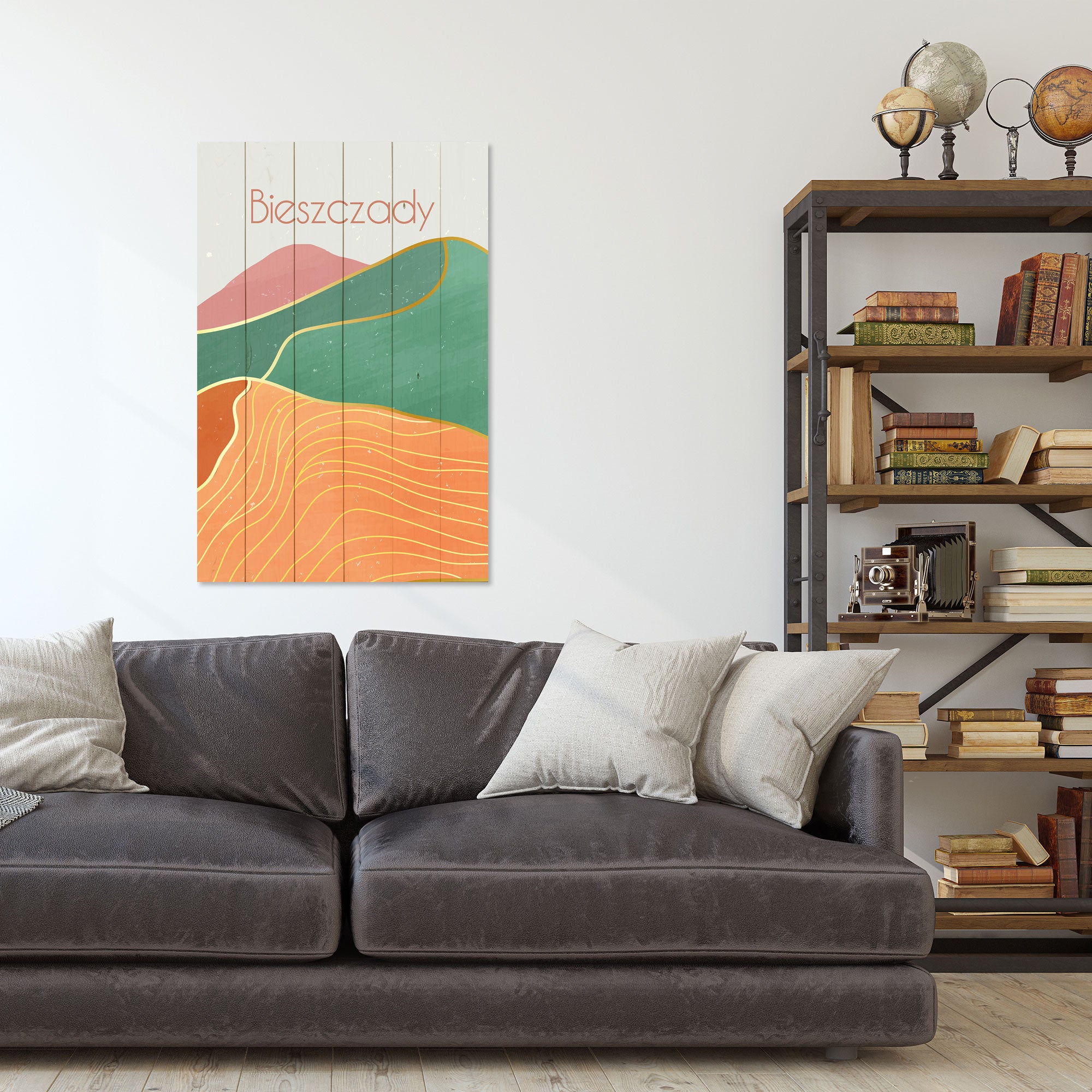 Obraz Drevený Bieszczady-50x70 cm