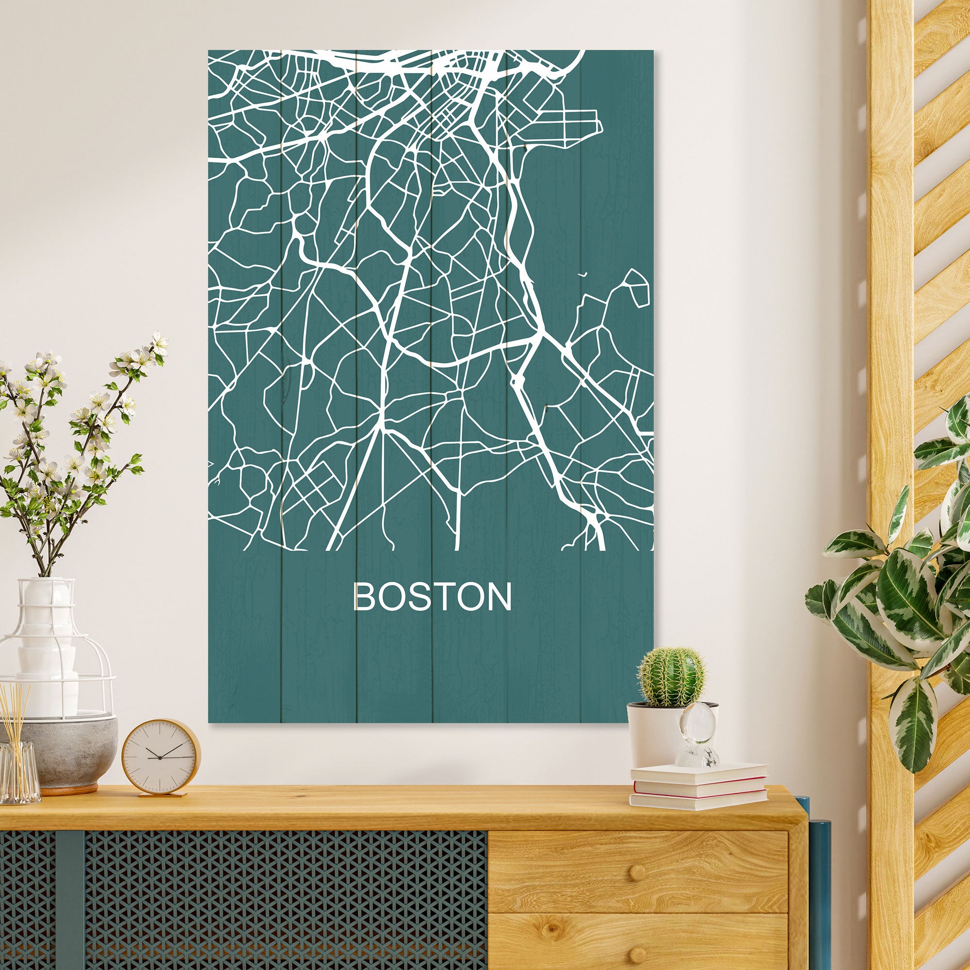 Obraz Wood Boston-60x90 cm