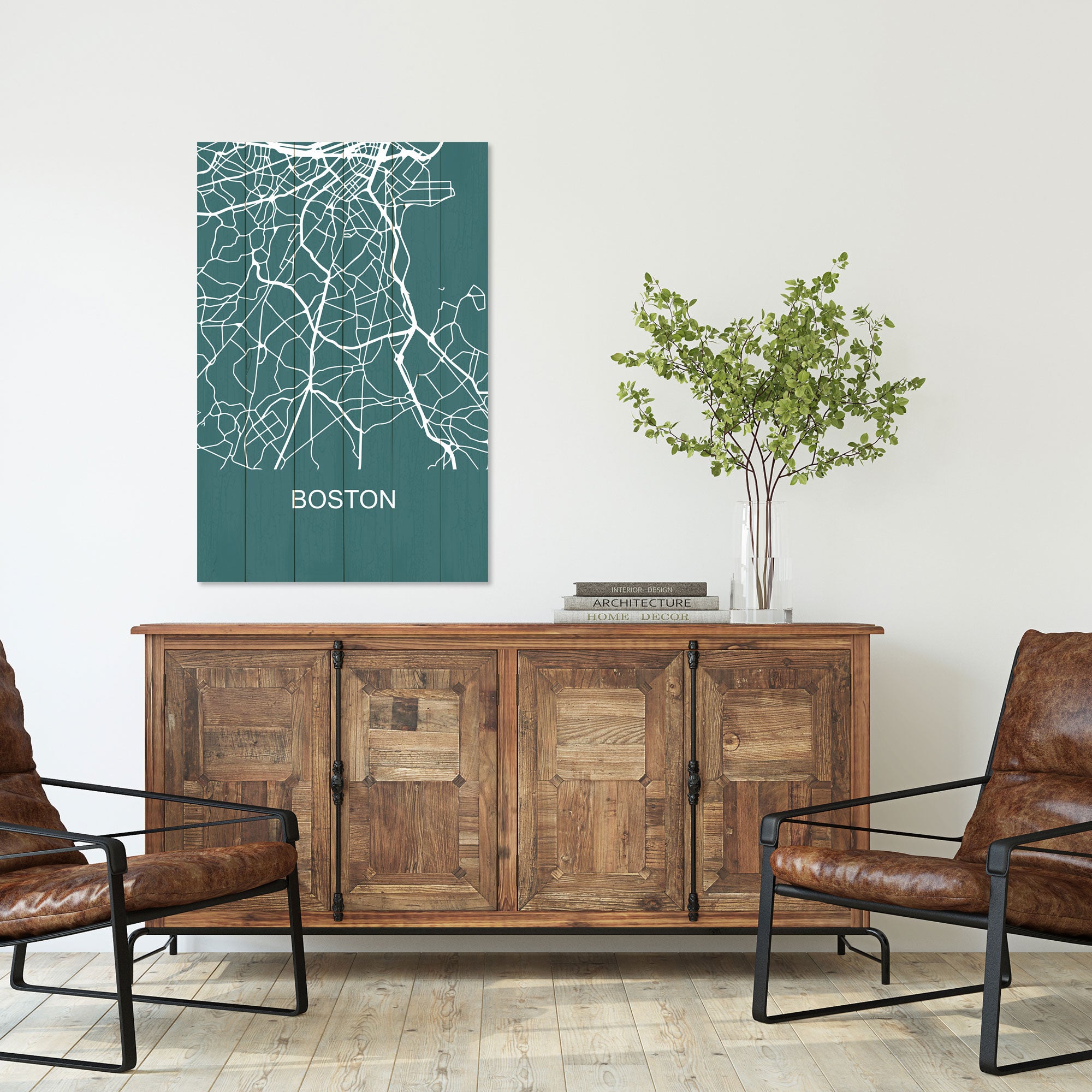 Obraz Wood Boston-60x90 cm