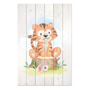 Obraz Wood Sitting Tree Stump-30x30 cm