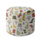 Puf round footstool Cartoon Style Dinosaur-Panama