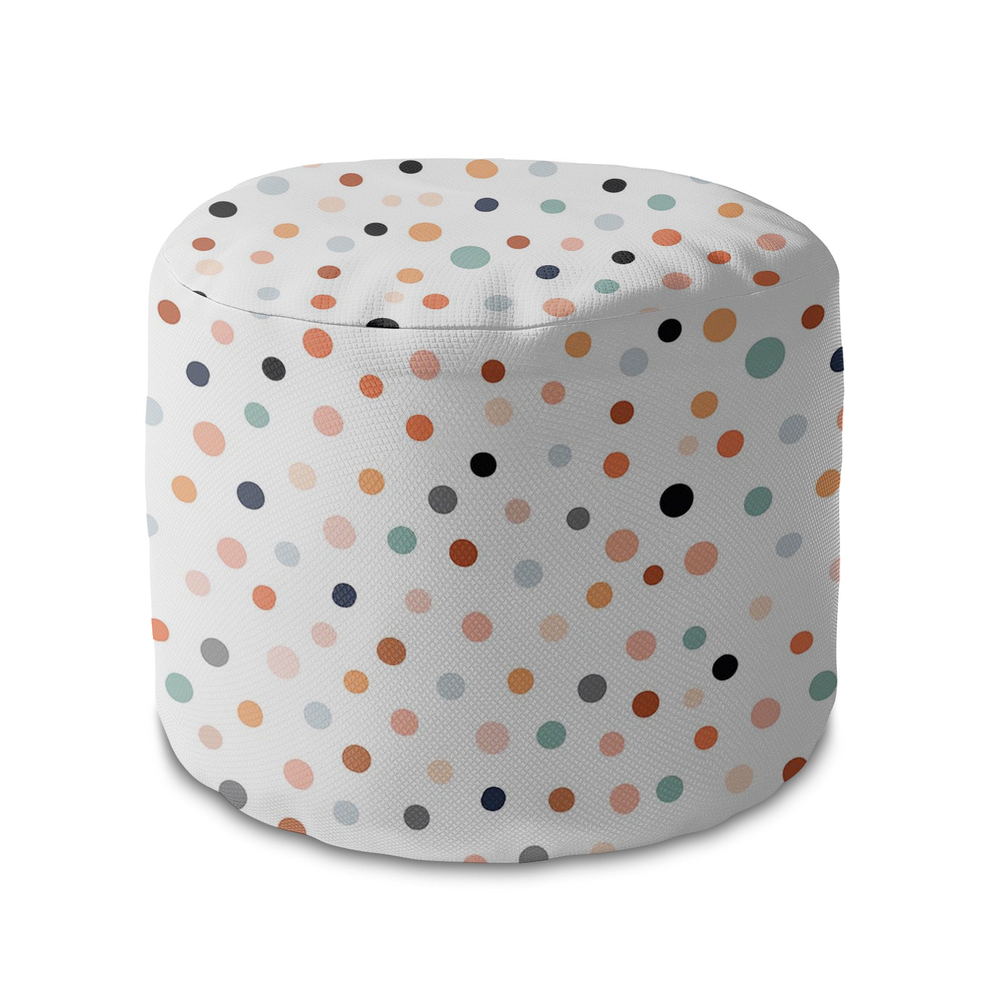 Puf okrągły podnóżek Pastel Dots