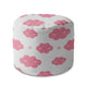 Round Pouf Footstool Cloudy Sunny-Oxford