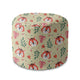 Okrúhly puf podnožka Tiger Pattern
