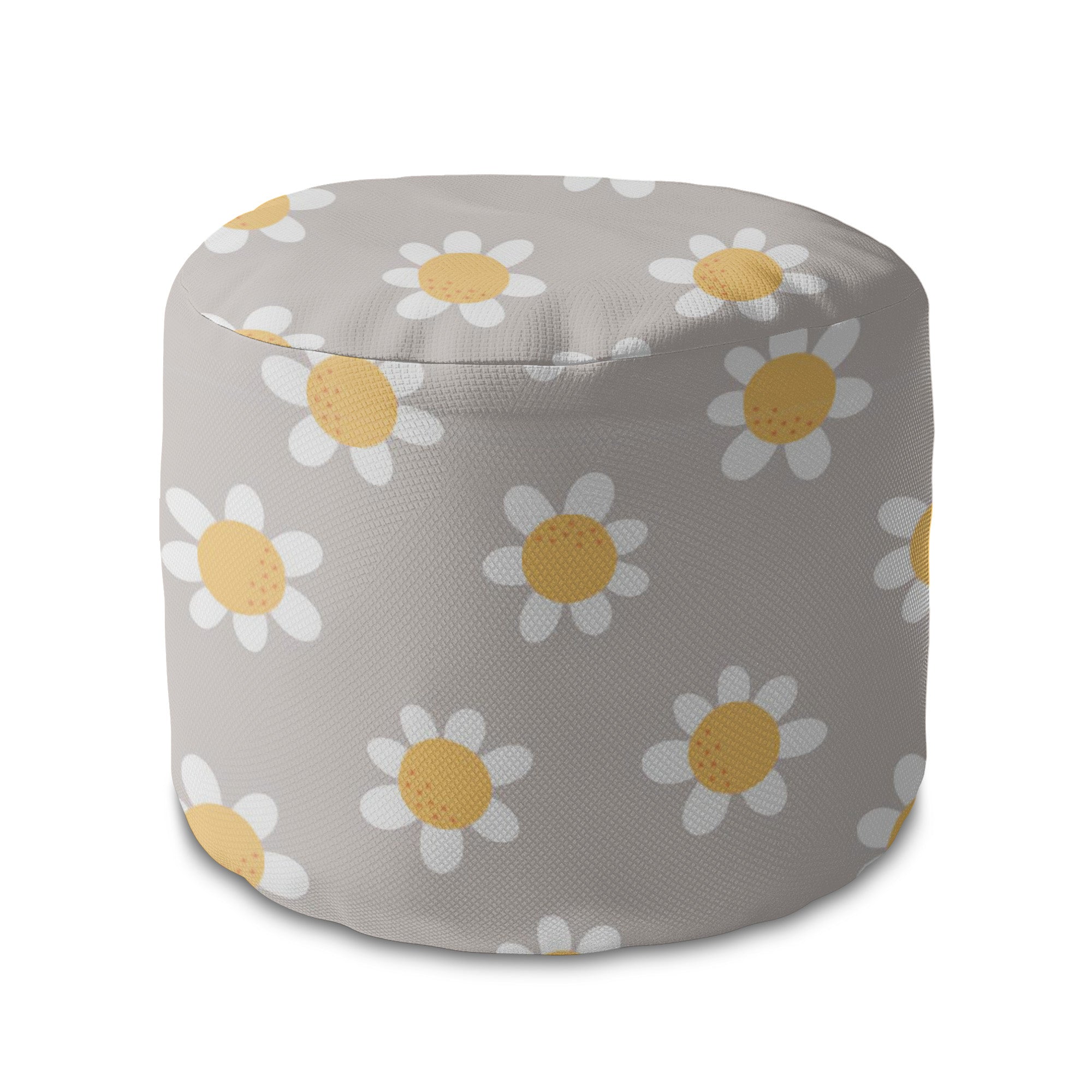 Okrúhly puf podnožka Daisies-Panama