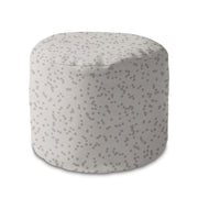 Okrúhly puf podnožka Beige Dots-Oxford
