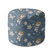 Okrúhly puf podnožka Boy in Space