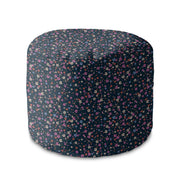 Okrúhly puf na nohy Ditsy Floral-Velvet