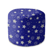 Okrúhly puf na nohy Night Sky Pattern-Oxford