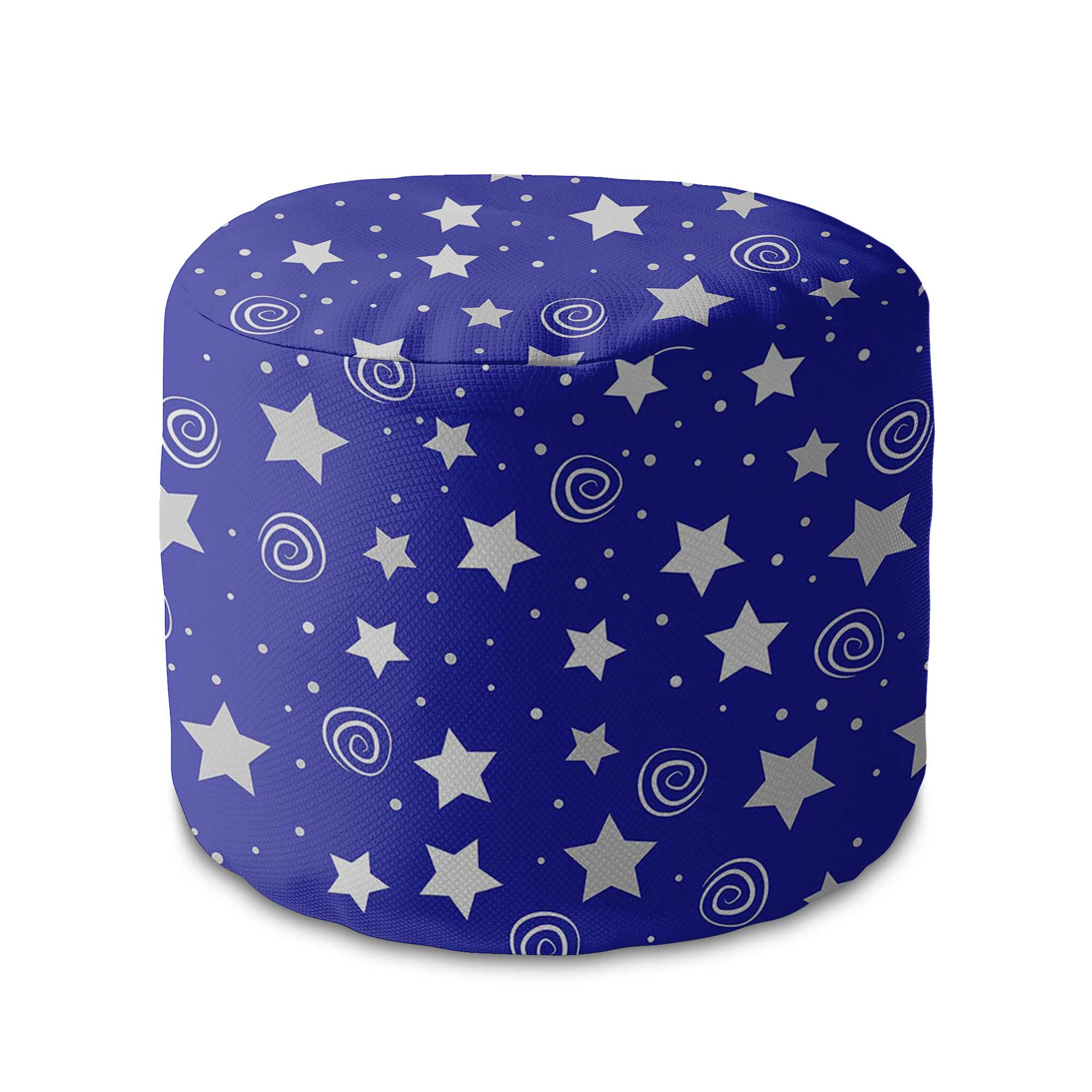 Okrúhly puf na nohy Night Sky Pattern