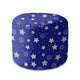 Okrúhly puf na nohy Night Sky Pattern-Velvet