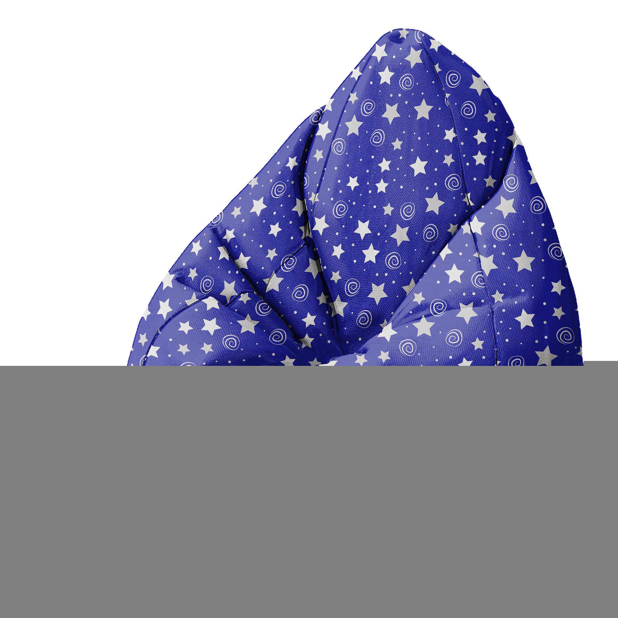 Okrúhly puf na nohy Night Sky Pattern-Velvet