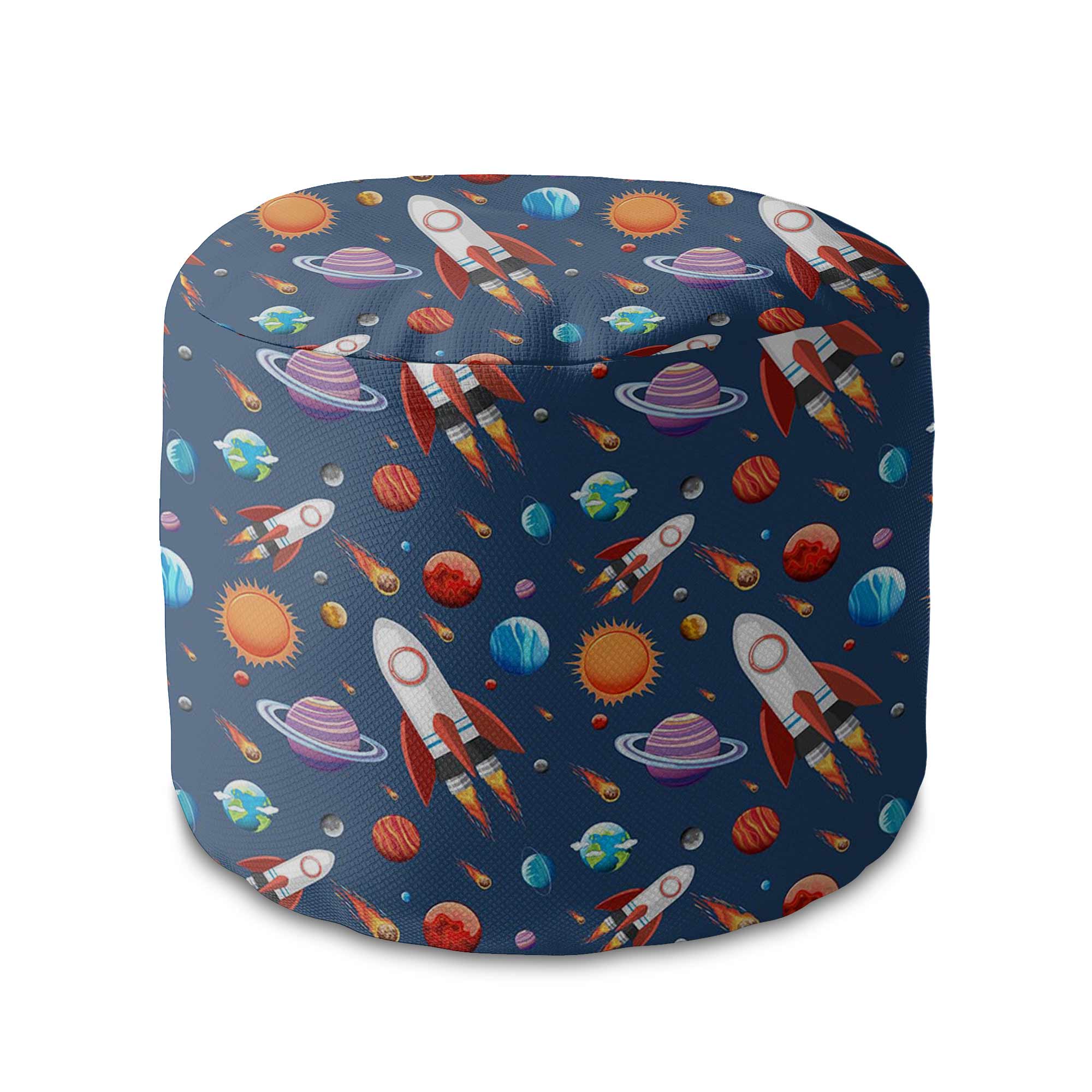 Okrúhly puf na nohy Cosmos-Velvet