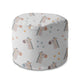 Okrúhly puf podnožka Cute Giraffe-Velvet