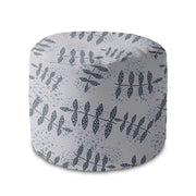 Kulatá podnožka Puf Splash Floral Pattern