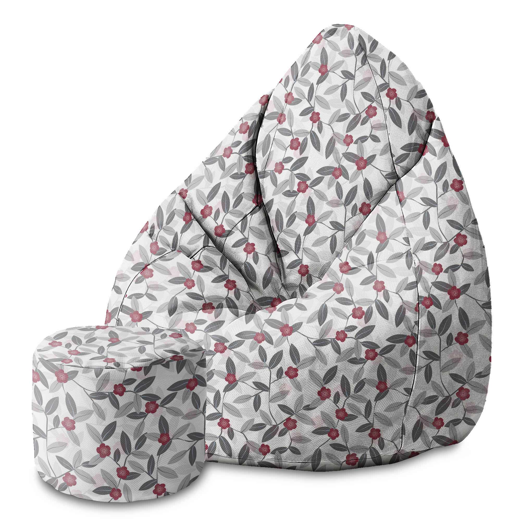 Okrúhly puf na nohy Under the Tree-Velvet