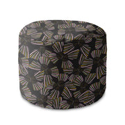 Okrúhly puf na nohy Modern Abstract Pattern-Velvet