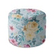 Round Pouf Footstool Smell of the Rose-Oxford