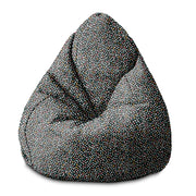 Puf Pearshape Viacfarebné Bodky