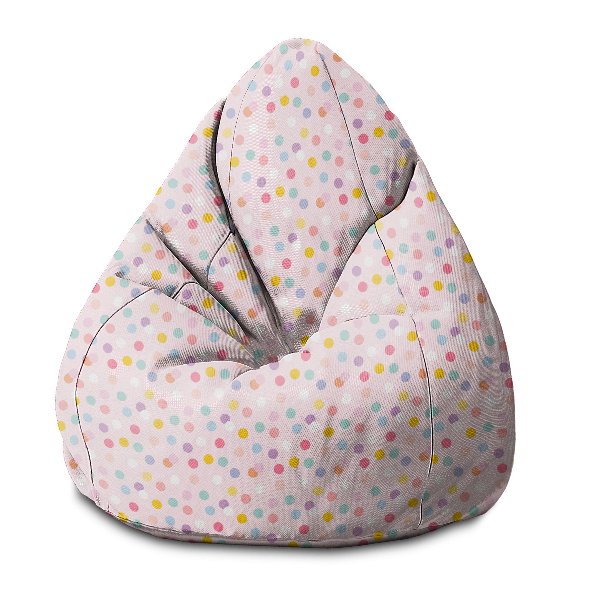Sedací vak Pearshape Pastel Confetti Dots-S-Oxford