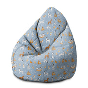 Sedací vak Pearshape Kreslené Psy-M-Velvet