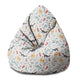 Sedací vak Pearshape Veselé detské dinosaury-S-Velvet
