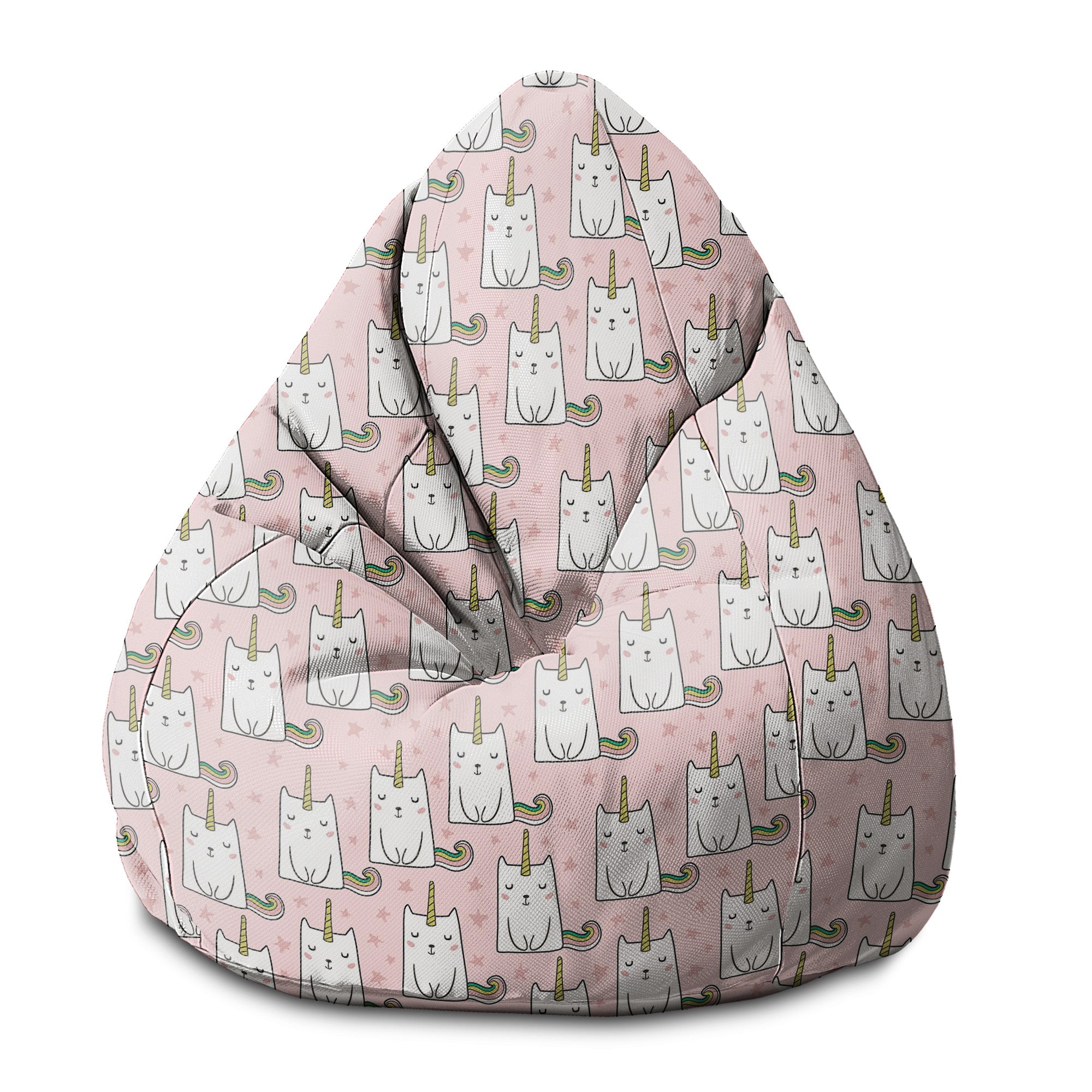Puf Pearshape Kicia-Rożek-S-Velvet