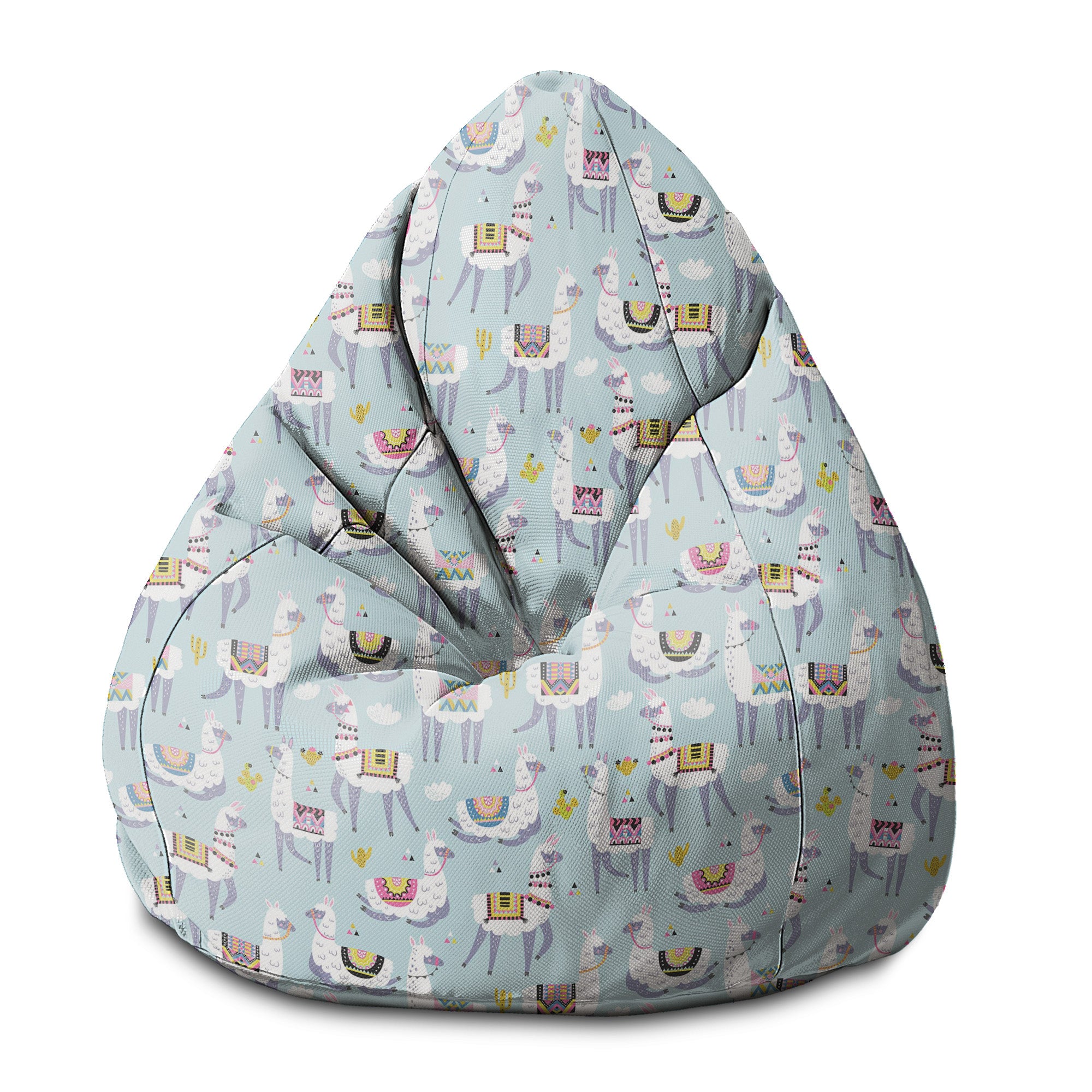 Sedací vak Pearshape Lama a kaktus