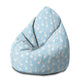 Sedací vak Pearshape Llama Blue-M-Velvet