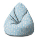 Sedací vak Pearshape Llama Blue-S-Oxford