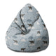Sedací vak Pearshape Polárny Medveď-S-Velvet