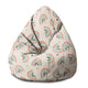 Puf Pearshape Boho Rainbow with Stars-S-Velvet