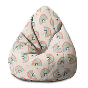 Sedací vak Pearshape Boho Dúha s Hviezdami