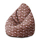 Pearshape Pouf Butterflies and Rainbows-M-Oxford