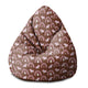 Pearshape Pouf Butterflies and Rainbows-S-Oxford
