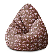 Sedací vak Pearshape Motýle a Dúhy-S-Velvet