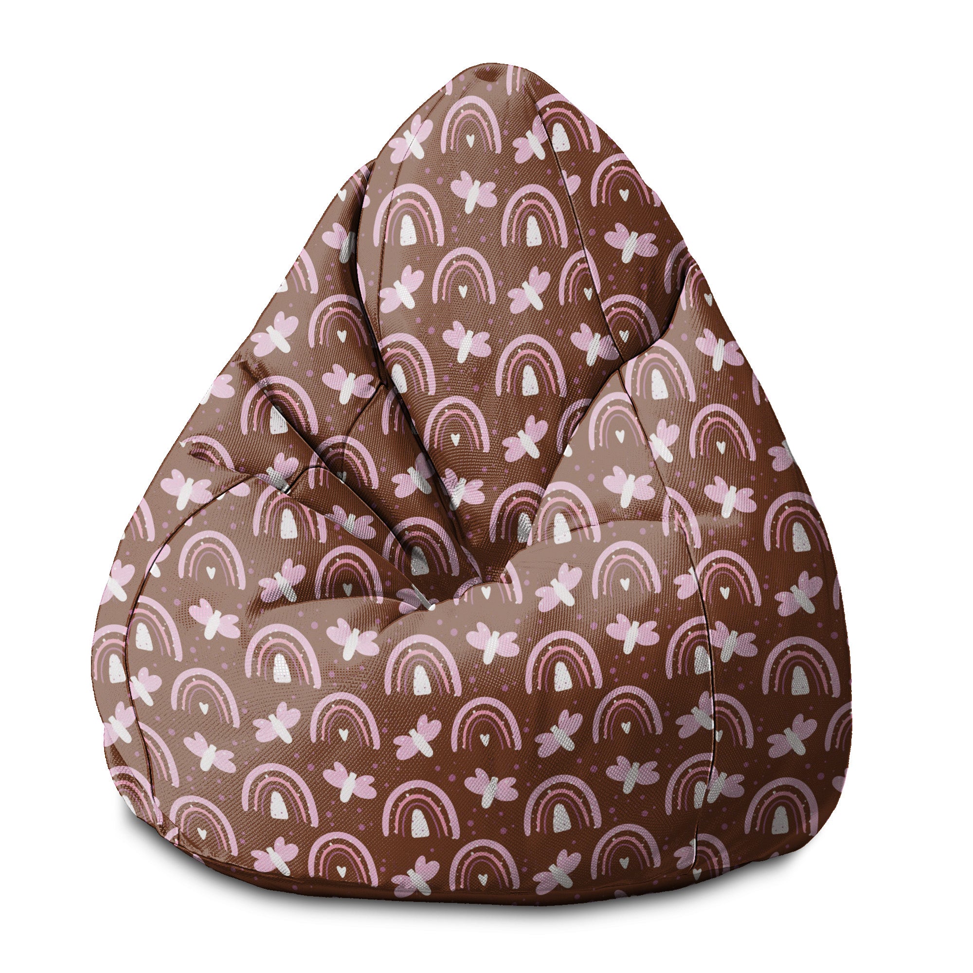 Sedací vak Pearshape Motýle a Dúhy-S-Velvet