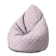 Sedací vak Pearshape Cute Tiger Paws-S-Velvet