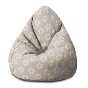 Pearshape Daisies-S Oxford Pouf