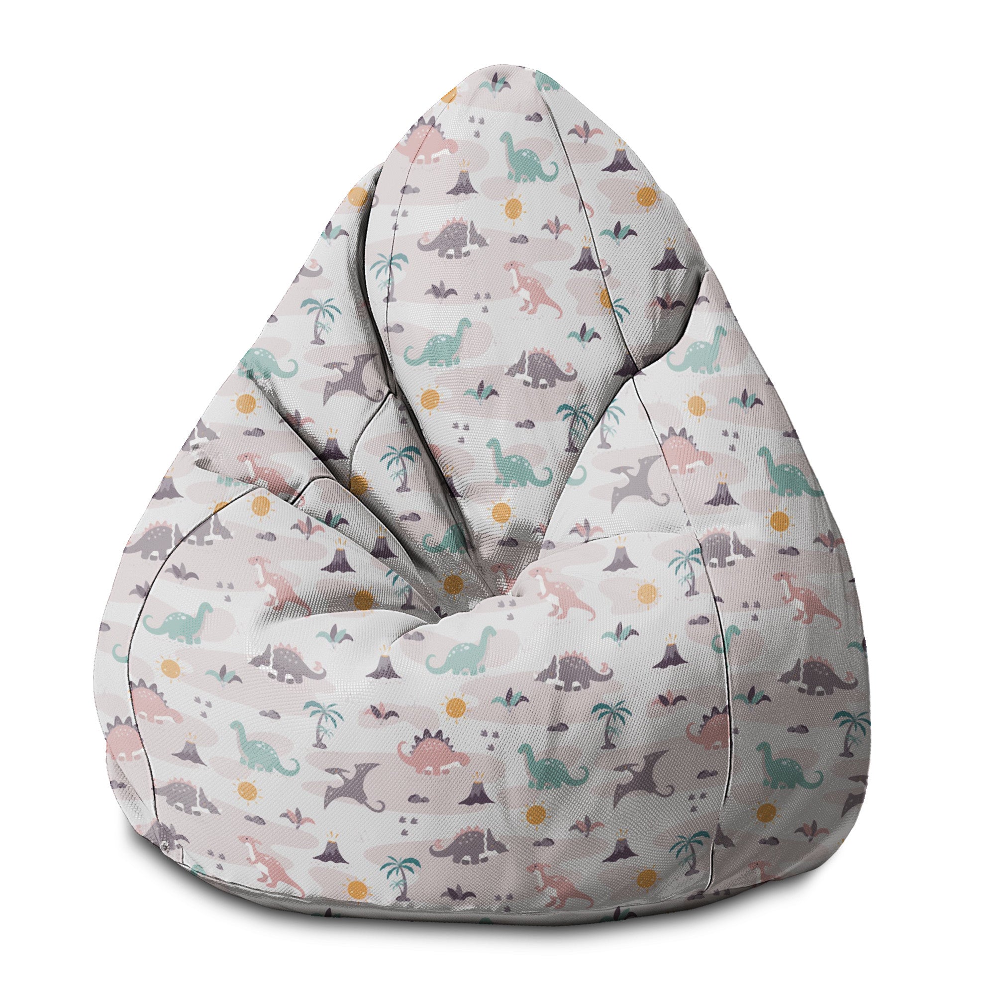 Sedací vak Pearshape Dino Friends-M-Velvet