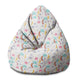 Sedací vak Pearshape Happy Sky-S-Velvet