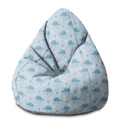 Sedací vak Pearshape Happy Whale-S-Velvet