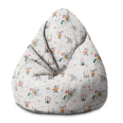 Sedací vak Pearshape Knight and Dragon-S-Velvet