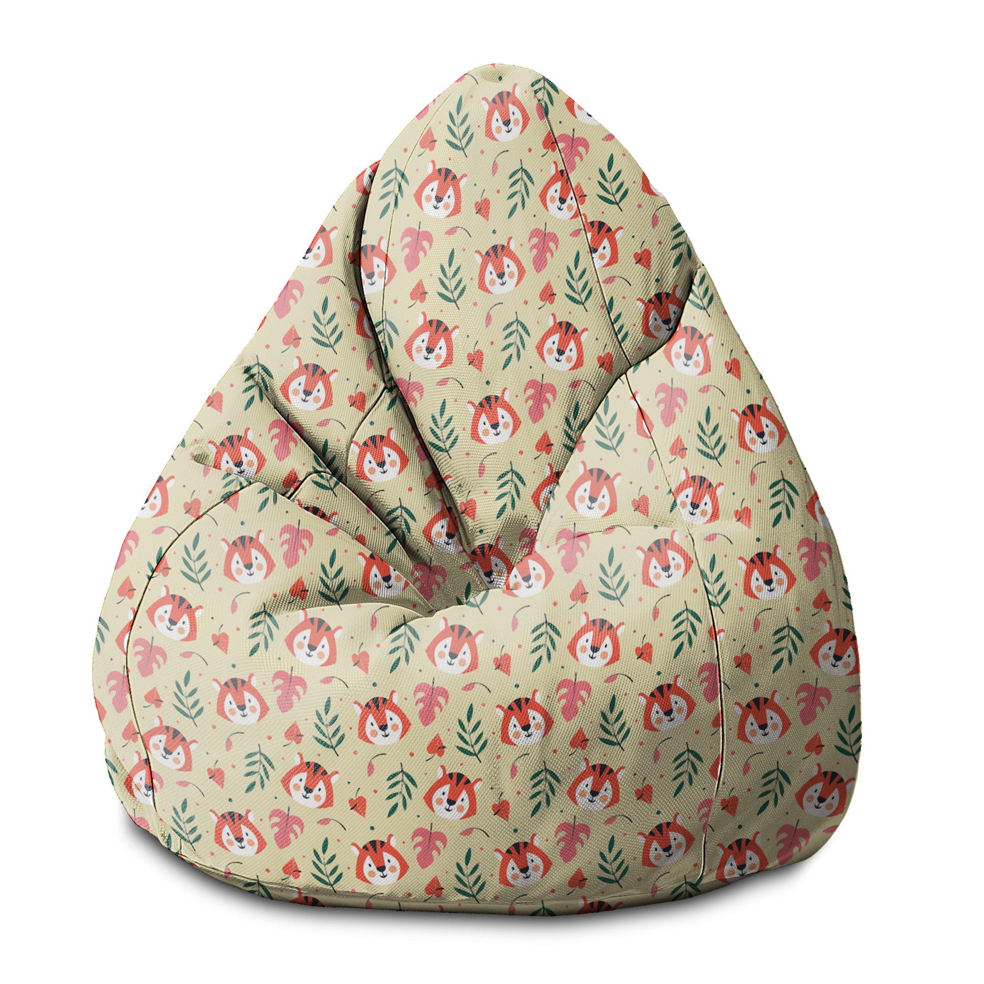 Puf Pearshape Tiger Pattern-S-Oxford