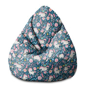 Pearshape Puff Unicorn in the Flowers-S-Oxford