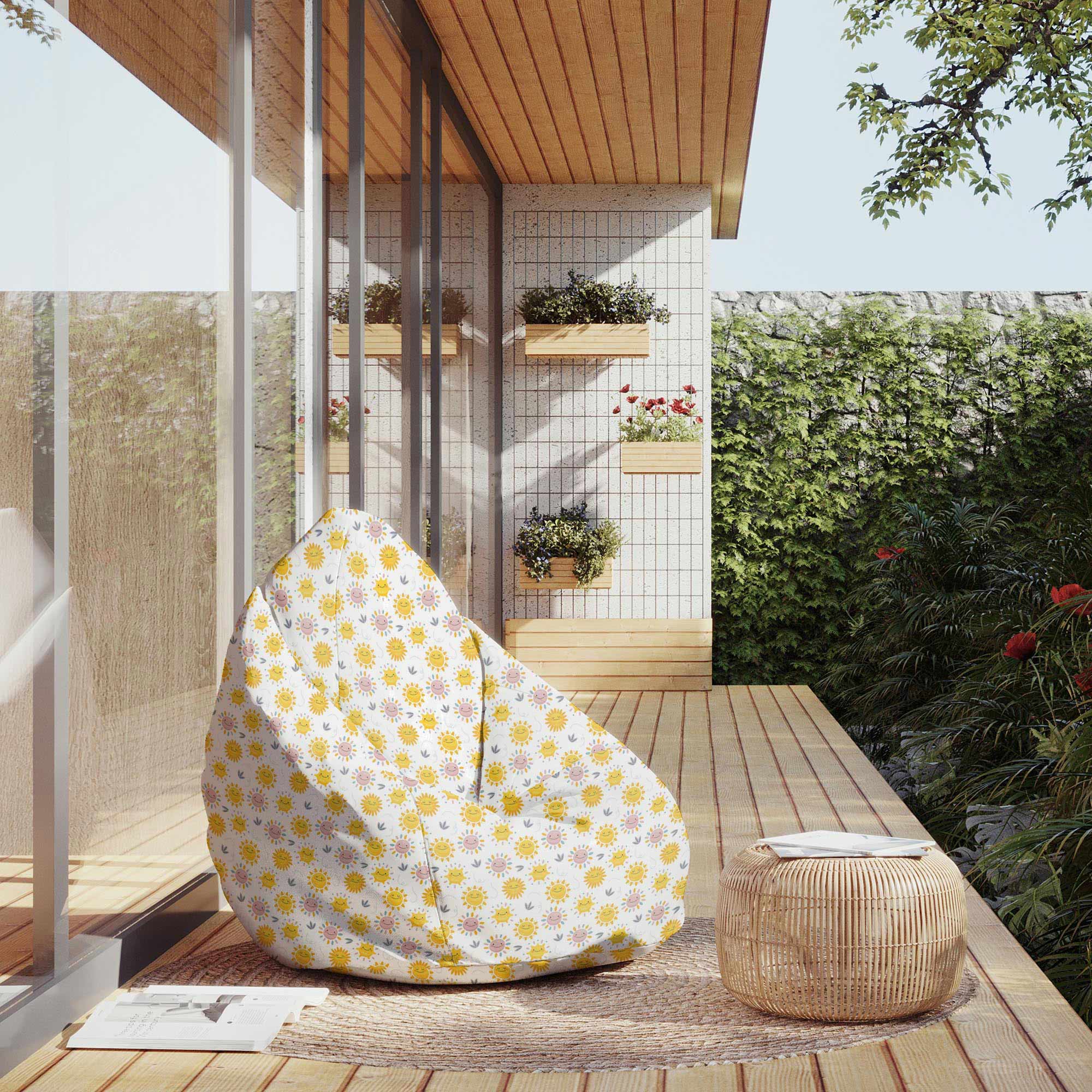 Puf Pearshape Sunny Morning-M-Velvet