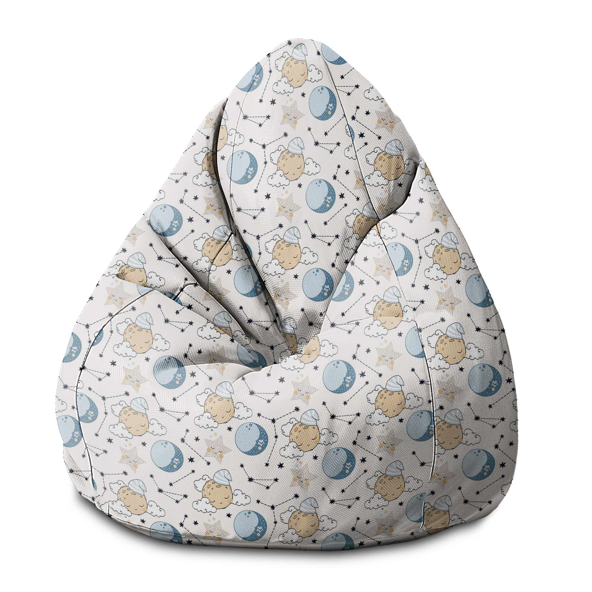 Sedací vak Pearshape Sleeping Moon-S-Oxford