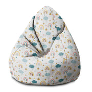 Sedací vak Pearshape Rainbow a Bee-S-Oxford