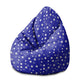 Pearshape Puff Night Sky Pattern-M-Velvet